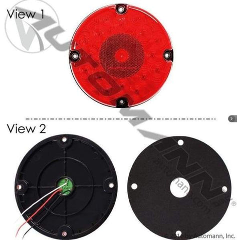 571.LD91R17-S/T/T Light LED 7in Red, (product_type), (product_vendor) - Nick's Truck Parts