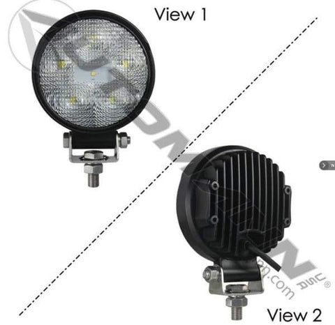 571.LD941WL6-Work Lamp LED 4in Round Flood 1170 LM, (product_type), (product_vendor) - Nick's Truck Parts