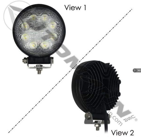 571.LD945WL8-Work Lamp LED 4in Round Flood 1920 LM, (product_type), (product_vendor) - Nick's Truck Parts