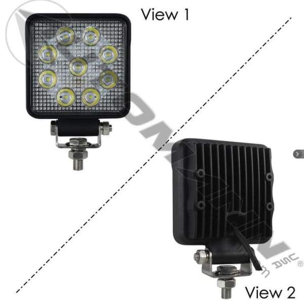 571.LD952WL9-Work Lamp LED 4in Square Spot 1755 LM