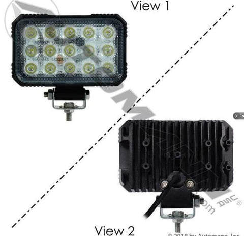 571.LD967WL15-Work Lamp LED Rectangular Flood 2850 LM, (product_type), (product_vendor) - Nick's Truck Parts