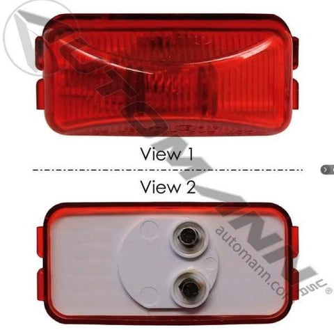 571.LG15R-Marker Light 1-1/4in X 2-1/2in Red, (product_type), (product_vendor) - Nick's Truck Parts