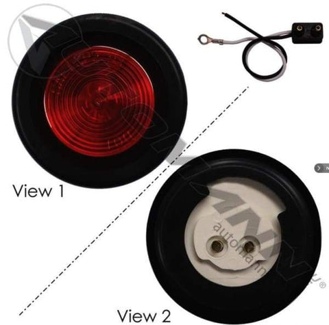 571.LG30R-K-Marker Light Kit 2in Red, (product_type), (product_vendor) - Nick's Truck Parts