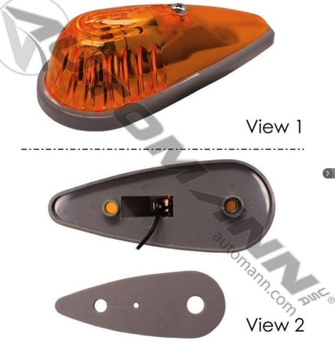 571.LG321A-Cab Marker Light Amber, (product_type), (product_vendor) - Nick's Truck Parts