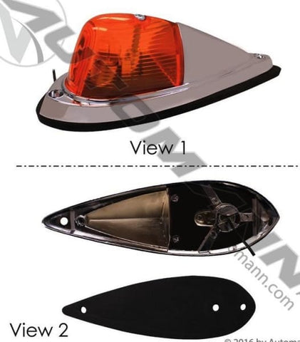 571.LG32A-Cab Marker Light Amber, (product_type), (product_vendor) - Nick's Truck Parts