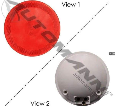 571.LG401R-S/T/T Light 4in Reflex Red, (product_type), (product_vendor) - Nick's Truck Parts