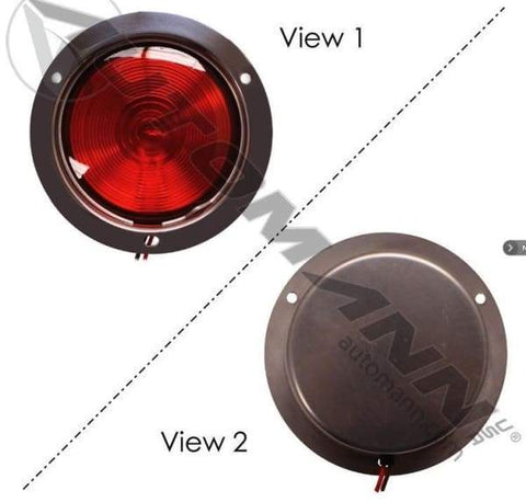571.LG403R-S/T/T Light Recessed 4in Red, (product_type), (product_vendor) - Nick's Truck Parts