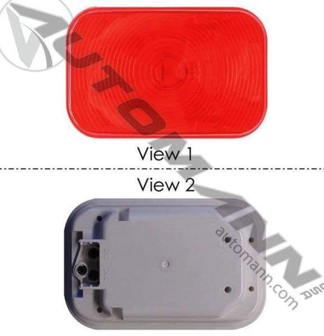 571.LG45R-S/T/T Light 3-1/2in X 5-1/4in Red, (product_type), (product_vendor) - Nick's Truck Parts