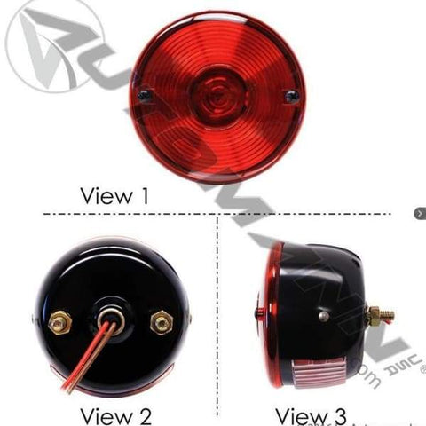 571.LG801R-S/T/T Light 3-3/4in Surface Mount Red, (product_type), (product_vendor) - Nick's Truck Parts