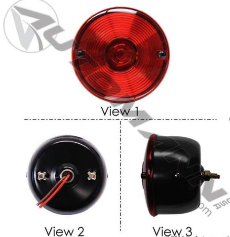 571.LG80R-S/T/T Light 3-3/4in Surface Mount Red, (product_type), (product_vendor) - Nick's Truck Parts