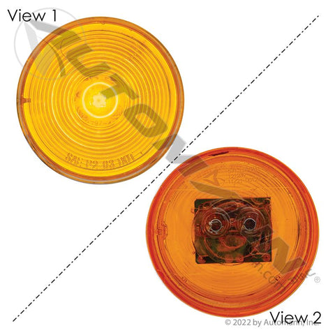 571.LD10A1-Marker Light LED 2-1/2in Amber 1-Diode - Nick's Truck Parts