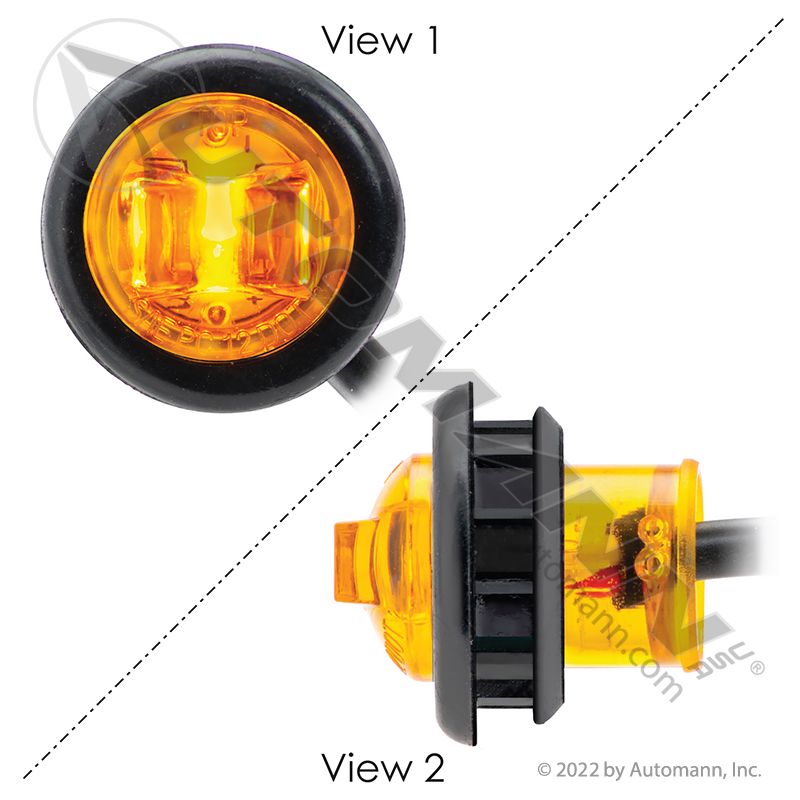 571.LD33PA1 - Marker Light LED 3/4in Amber - Nick's Truck Parts