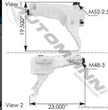 575.1024-COOLANT RESERVOIR PETERBILT, (product_type), (product_vendor) - Nick's Truck Parts