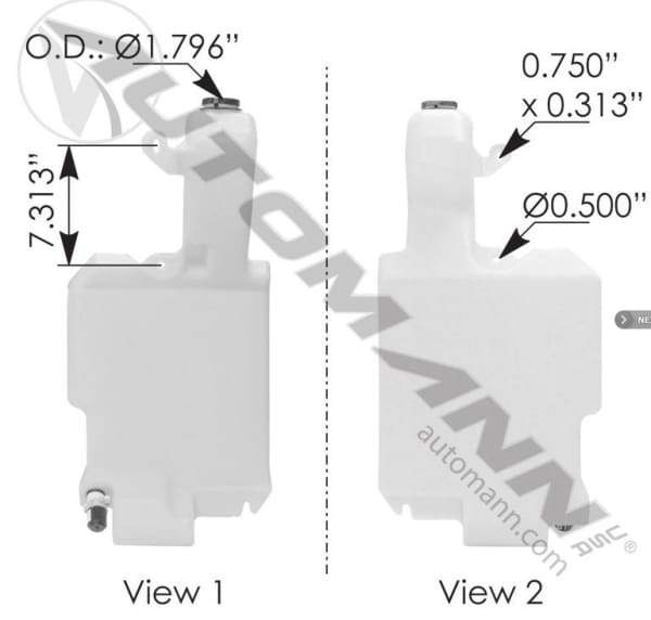575.1037-Washer Fluid Reservoir IHC, (product_type), (product_vendor) - Nick's Truck Parts