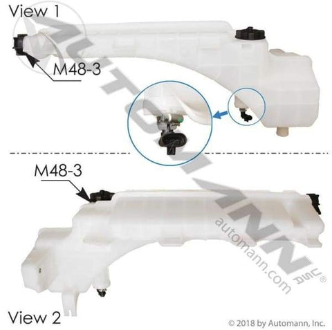 575.1082-Coolant Reservoir Volvo, (product_type), (product_vendor) - Nick's Truck Parts
