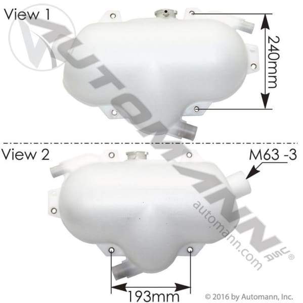 575.1084-Coolant Reservoir Volvo, (product_type), (product_vendor) - Nick's Truck Parts