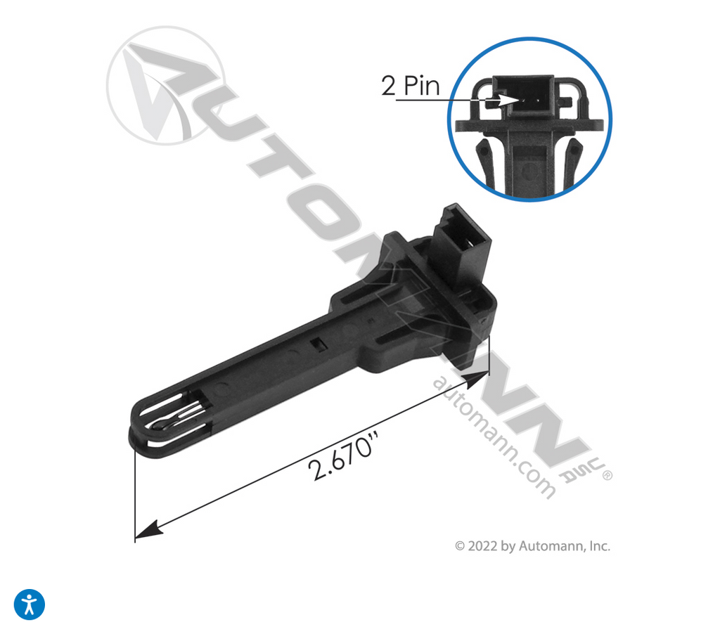 577.46674- Evaporator Thermistor Probe Freightliner - Nick's Truck Parts