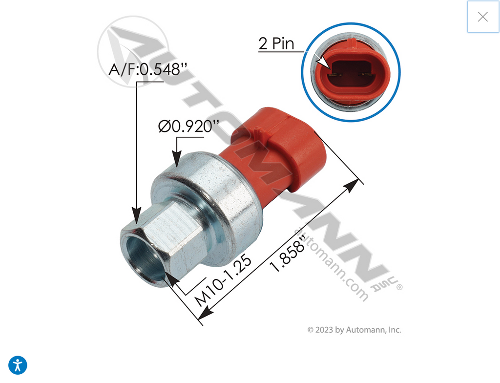 577.75638OE- Fan Override Switch KW/Peterbilt - Nick's Truck Parts