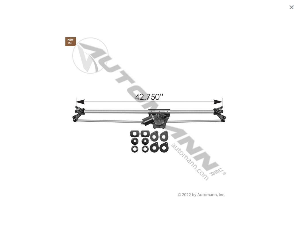 577.99187K - Wiper Motor N Linkage Morgan Olson - Nick's Truck Parts