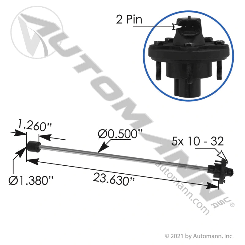 578.55007- Fuel Sender IHC - Nick's Truck Parts