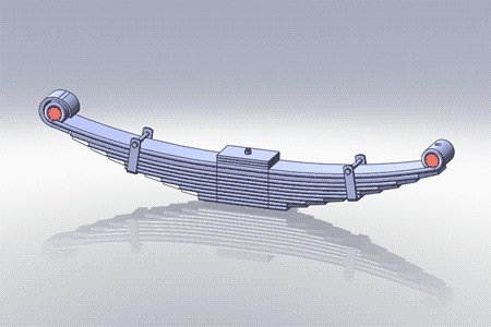 62-1094- Mack 10 Leaf Spring (3PD/10), (product_type), (product_vendor) - Nick's Truck Parts