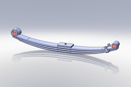 62-1104- Mack 3 Leaf Parabolic Spring 2PD/3, (product_type), (product_vendor) - Nick's Truck Parts
