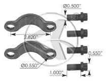 657018X-U-Joint Strap Kit, (product_type), (product_vendor) - Nick's Truck Parts