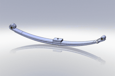 75-208-Peterbilt 2 Leaf Parabolic Spring 4PD/2, (product_type), (product_vendor) - Nick's Truck Parts