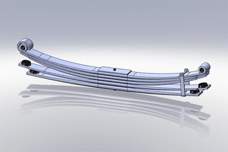 75-232-Peterbilt 4 Leaf Parabolic Spring PD/3/1, (product_type), (product_vendor) - Nick's Truck Parts