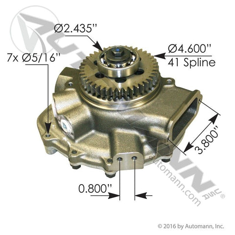 800.100694- Water Pump Caterpillar - Nick's Truck Parts