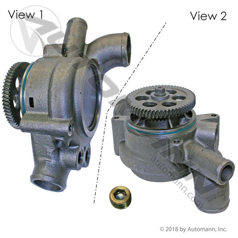 800.23522707- Water Pump Detroit Diesel - Nick's Truck Parts