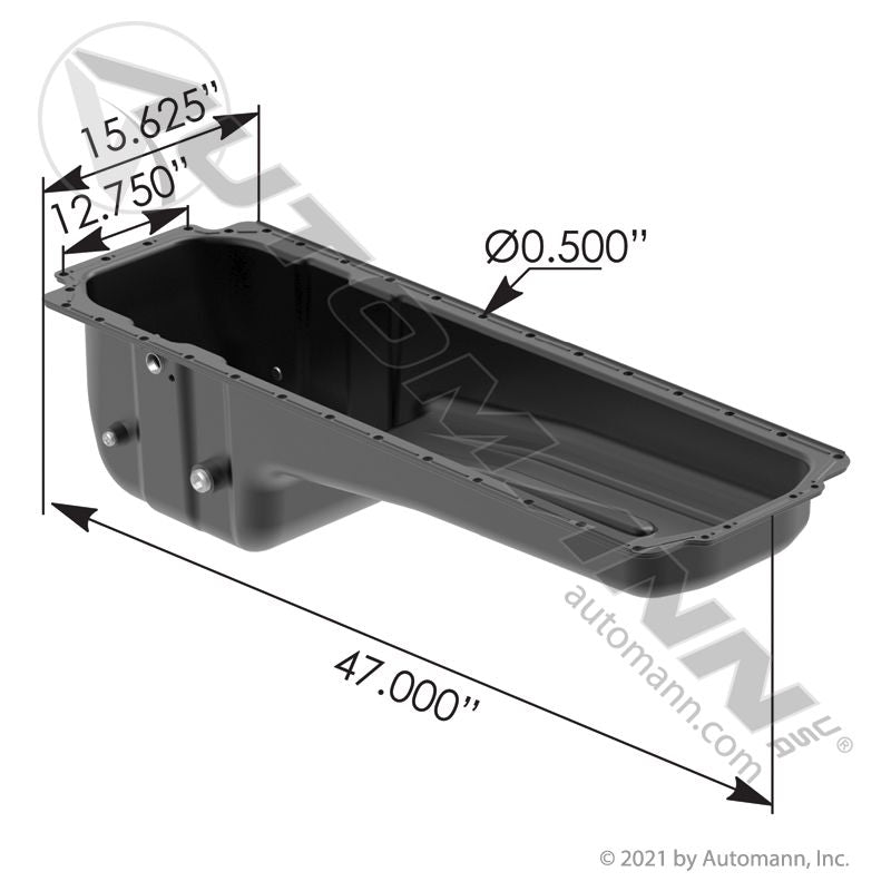 802.90182- Oil Pan Cummins - Nick's Truck Parts