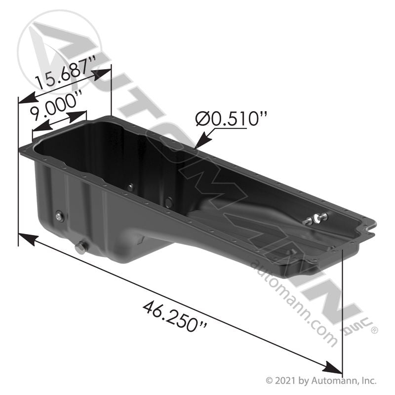 802.90183 - Oil Pan Cummins - Nick's Truck Parts