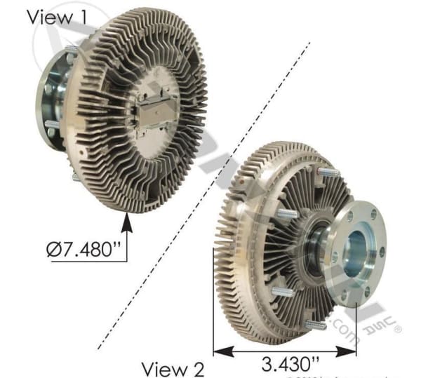 810.62561-Fan Clutch Mack, (product_type), (product_vendor) - Nick's Truck Parts