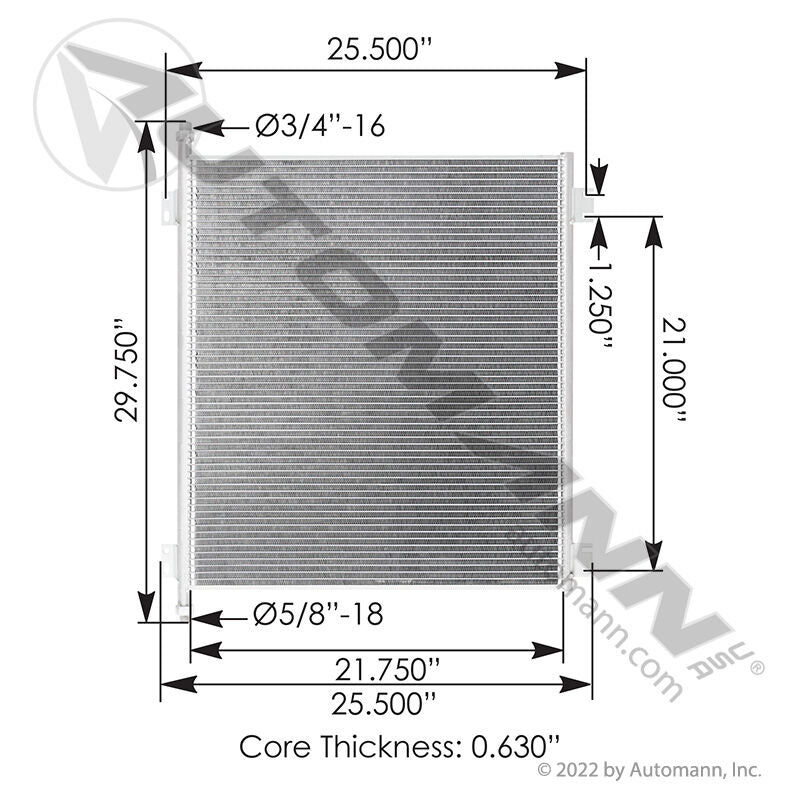 813.43103 - Condenser Ford/Sterling - Nick's Truck Parts
