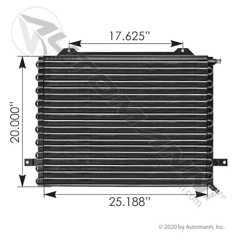 813.46104BE - Condenser Freightliner Behr - Nick's Truck Parts