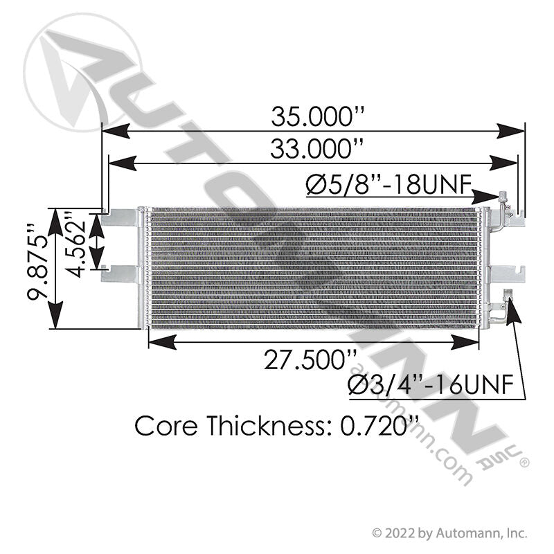 813.46105 - Condenser Freightliner - Nick's Truck Parts