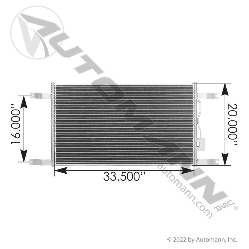 813.46115 - Condenser Freightliner - Nick's Truck Parts