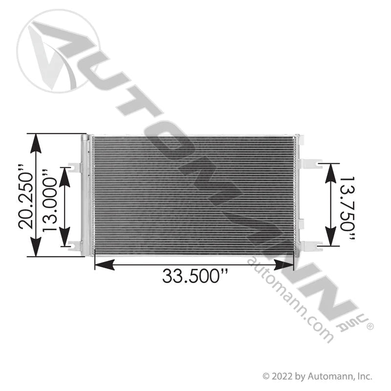 813.55113 - Condenser IHC - Nick's Truck Parts