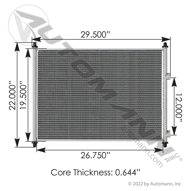 813.55114 - Condenser IHC - Nick's Truck Parts