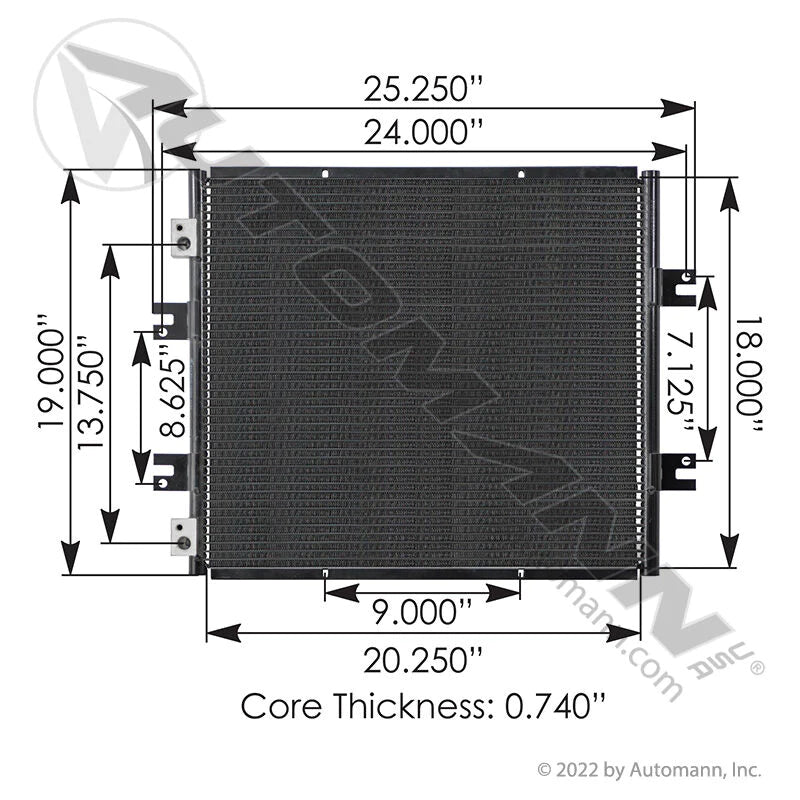 813.55115 - Condenser IHC - Nick's Truck Parts