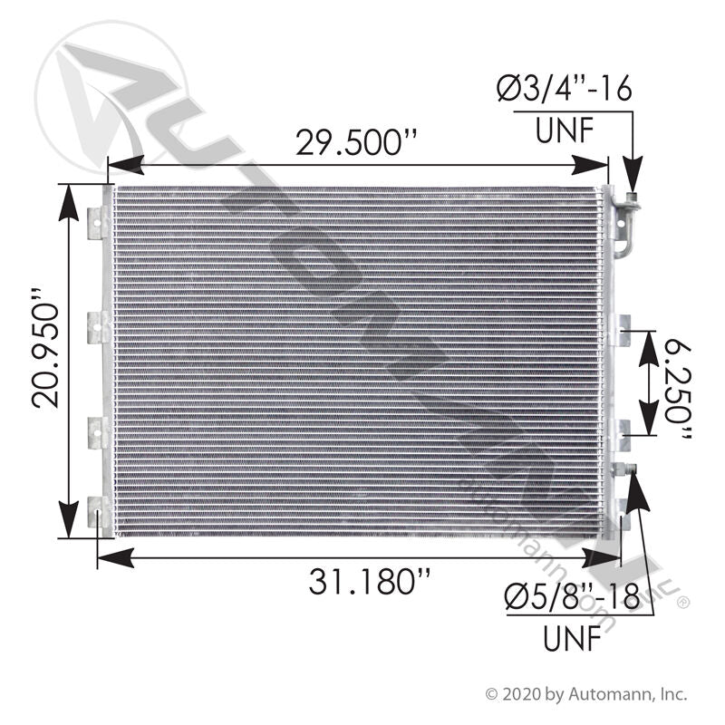813.59101- Condenser Kenworth - Nick's Truck Parts