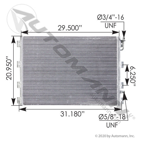 813.59101- Condenser Kenworth - Nick's Truck Parts