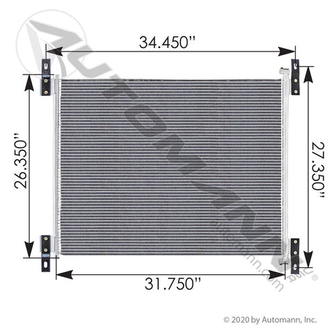813.59102- Condenser Kenworth - Nick's Truck Parts