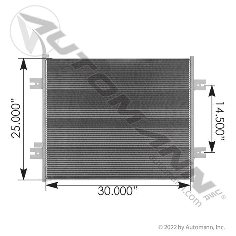 813.59106- Condenser Kenworth - Nick's Truck Parts
