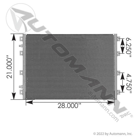 813.59108- Condenser Kenworth - Nick's Truck Parts