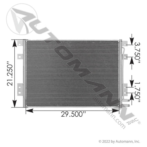 813.62106- Condenser Mack - Nick's Truck Parts