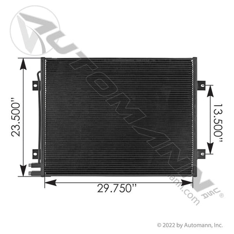 813.62108- Condenser Mack - Nick's Truck Parts