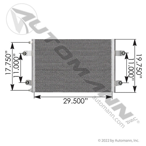813.62110- Condenser Mack - Nick's Truck Parts