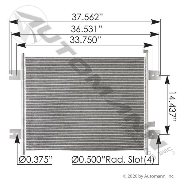 813.75102 - Condenser Peterbilt | Nick's Truck Parts
